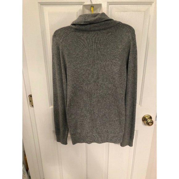 Lands' End Sweater Gray Shawl Collar Women's Small - Picture 4 of 6